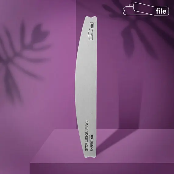 MUSE Metal Nail File Crescent Base – Reusable File Base for Nail Professionals 1