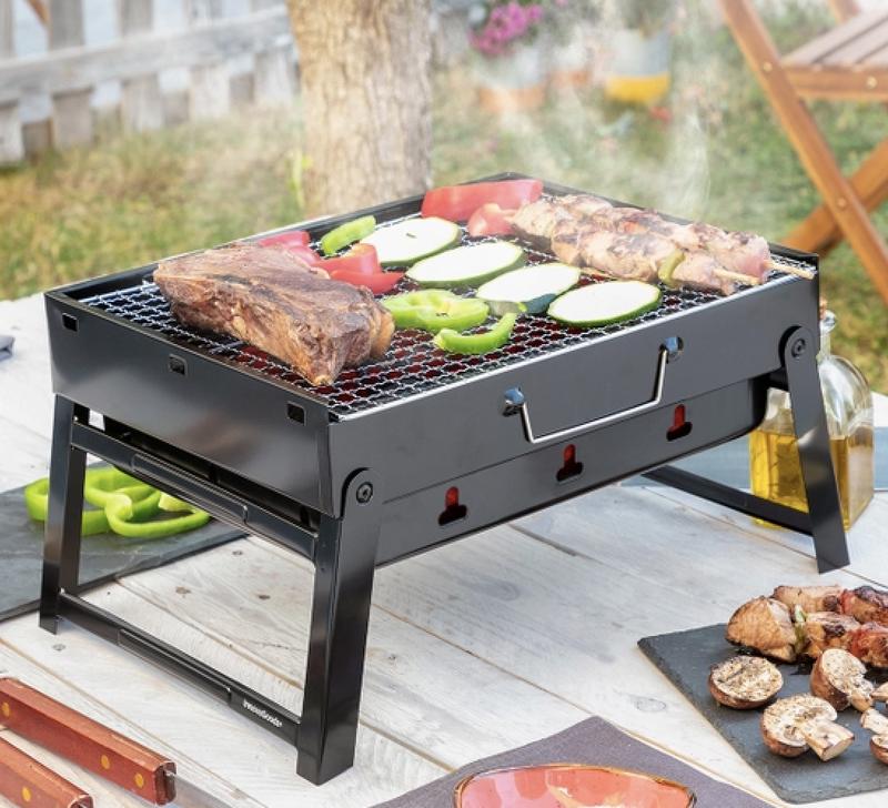 Lightweight Portable Folding Charcoal Barbecue 0