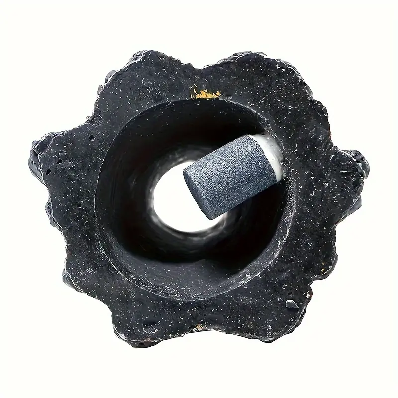E&I     1 Piece ABS Material Volcano Aquarium Decor - Bubbling Stone for an Active and Aesthetic Aquatic Habitat, Boosting Oxygenation in Small Tanks, Fish - Friendly and Suitable for All Aquatic Pets 4