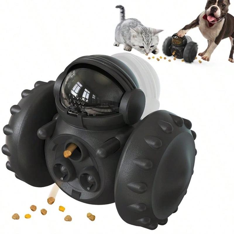 Dog Treat Leaking Toy For Small Big Dogs Tumbler Interactive Toys Puppy Cat Slow Food Feeder Dispenser IQ Training Accessories 7