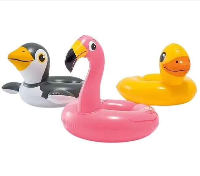 Animal Split Rings, Assorted, Pool Floats, Charming And Convenient, Colourful, Floating, Split Design