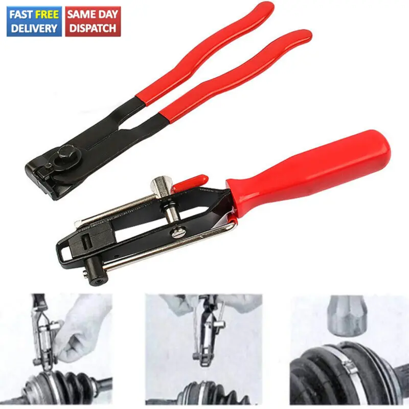 Professional CV Clamp Tool and CV Joint Boot Clamp Pliers Set Clip Hose #1567/68 2