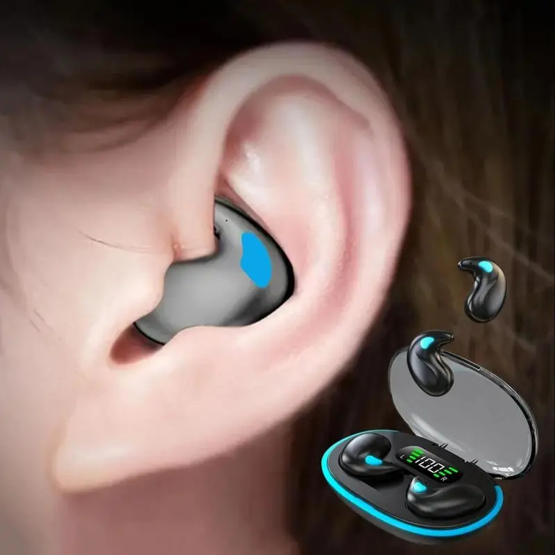 Wireless Headphones, Invisible Sleeping Audio Wireless Earbuds, Noise Cancelling Headphones, Bluetooth-compatible Gaming Headset, Holiday Essentials, Christmas Gifts, Back to School Supplies