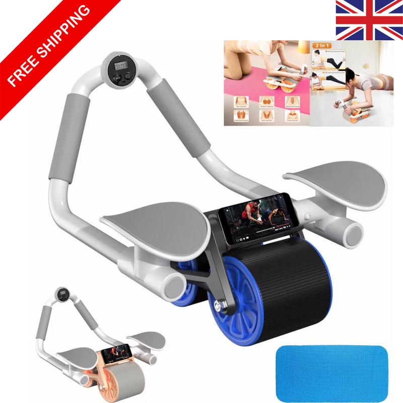 Product Introduction of Abdominal Wheel Roller Exercise Equipment with Elbow Support and Timer - Automatic Rebound Tummy AB Roller for Effective Workout at home gym 22