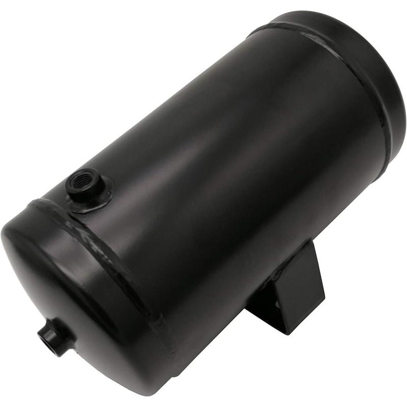 Lhfacc 1 Gallon Air Tank Air Reservoir Tank with 1/4 Inches NPT Ports, Black 2