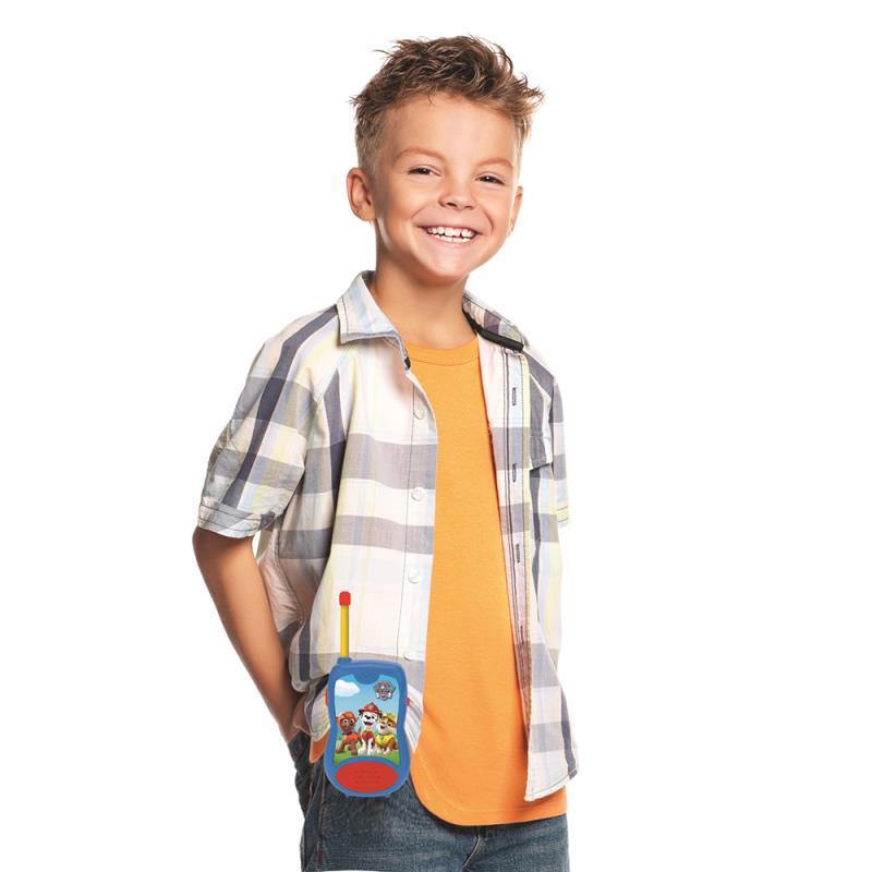 Lexibook Walkie-Talkies 100M Kid's Communication Game Belt Clip Paw Patrol 3y+ 1