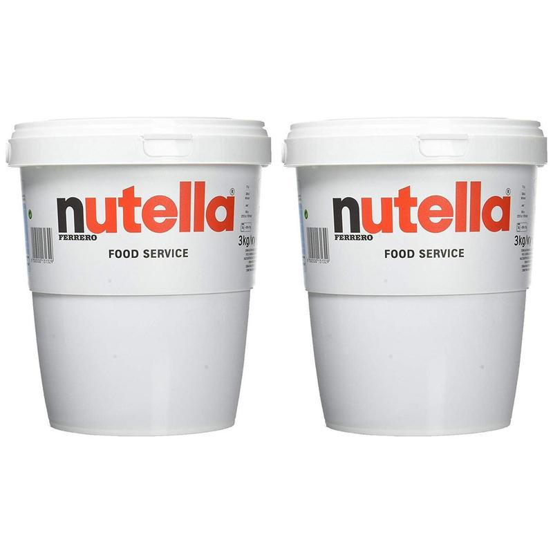 Ferrero Nutella Spread 3kg Catering Pack - 2 Tubs 0