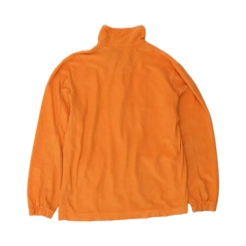 Pre-Owned Vintage DIADORA Mens Fleece Jacket UK 38 Medium Orange Polyester 2