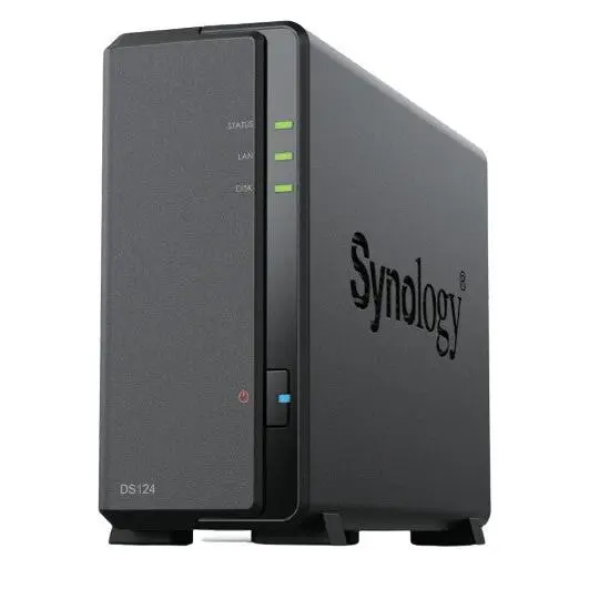 Synology DiskStation DS124 NAS/storage server Desktop Ethernet LAN Black RTD1619B