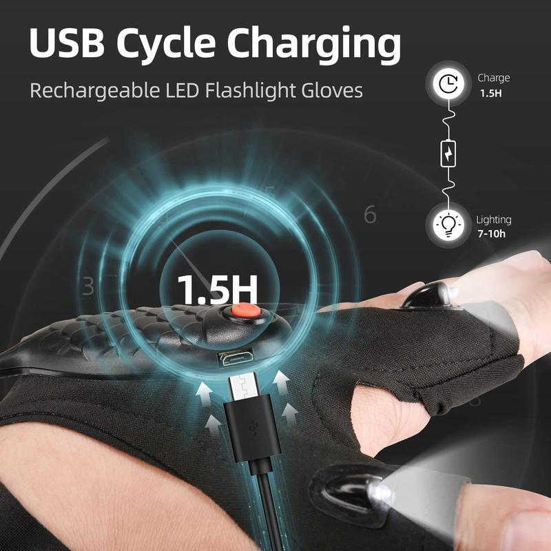 Product Introduction of 【Today's special offer】Adjustable LED Flashlight Gloves for Night Work and Camping Adjustable LED Flashlight Gloves for Night Work and Camping 3