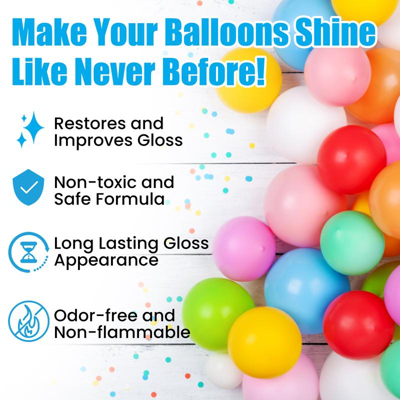 Product Introduction of Jue-Fish Aerosol Balloon Spray Balloon surface texture gloss lasting non-oxidation fading spray 3