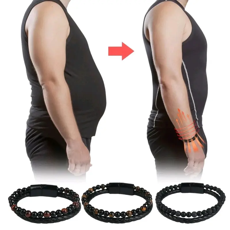 Beaded Bracelets Humanic + Pro MAXHematie Trio MAXHematie Natural Healing for mental health, weight loss, Adult Unisex 1