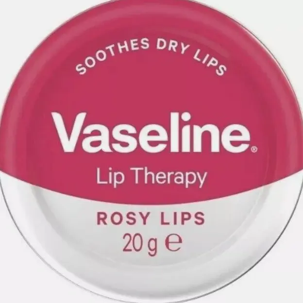Vaseline Lip Therapy Petroleum Jelly, Rosy Lips, 6 Pack, 20gm