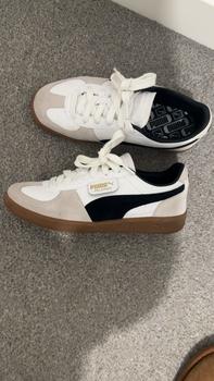 Product Review of PUMA Unisex Palermo Leather Sneakers from T**i 1