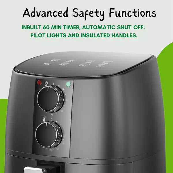 Domestic King 4L Air Fryer With Free Recipe Book- DK18056 3