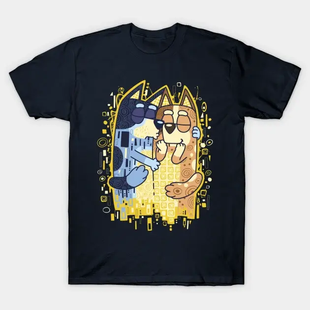 BlueFamilyShop The Heelers Kiss T-Shirt UKY14025821