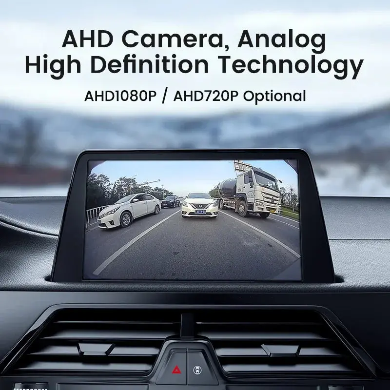 Car Rear View Camera CVBS AHD 1080P Full HD Reversing Rear Camera 170° Wide Angle Night Vision Fisheye Len Car Reversing Camera 1