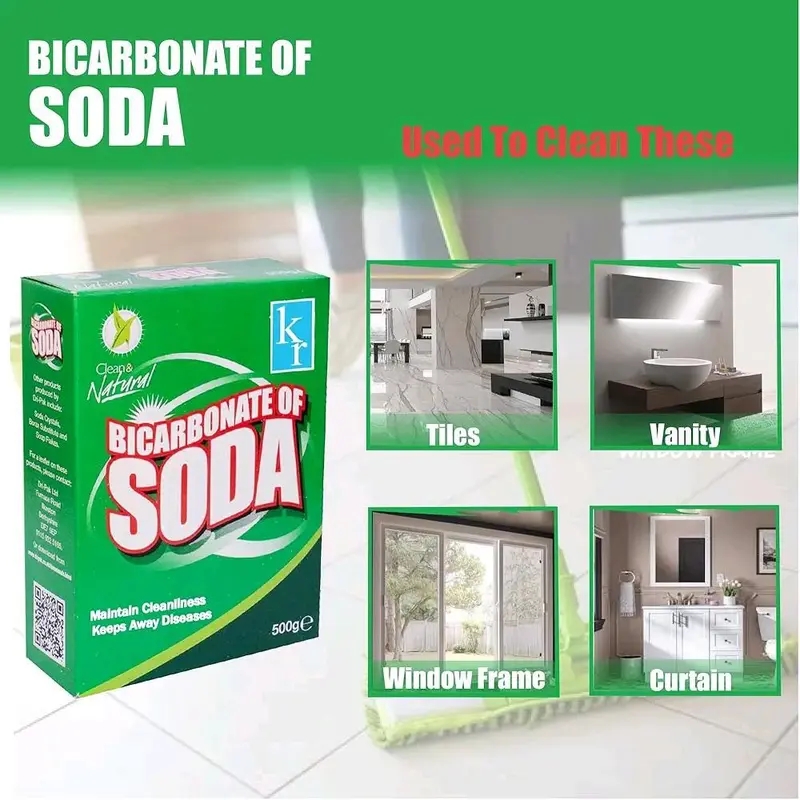 Clean & Natural Bicarbonate Of Soda 500g | Cleans & Freshens Around The Home 5