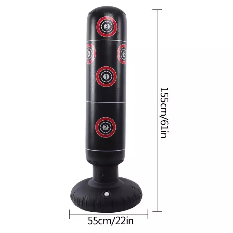Sport Heavy Duty Free Standing Boxing Punch Bag Kick Adults Kids Kickboxing MMA 7
