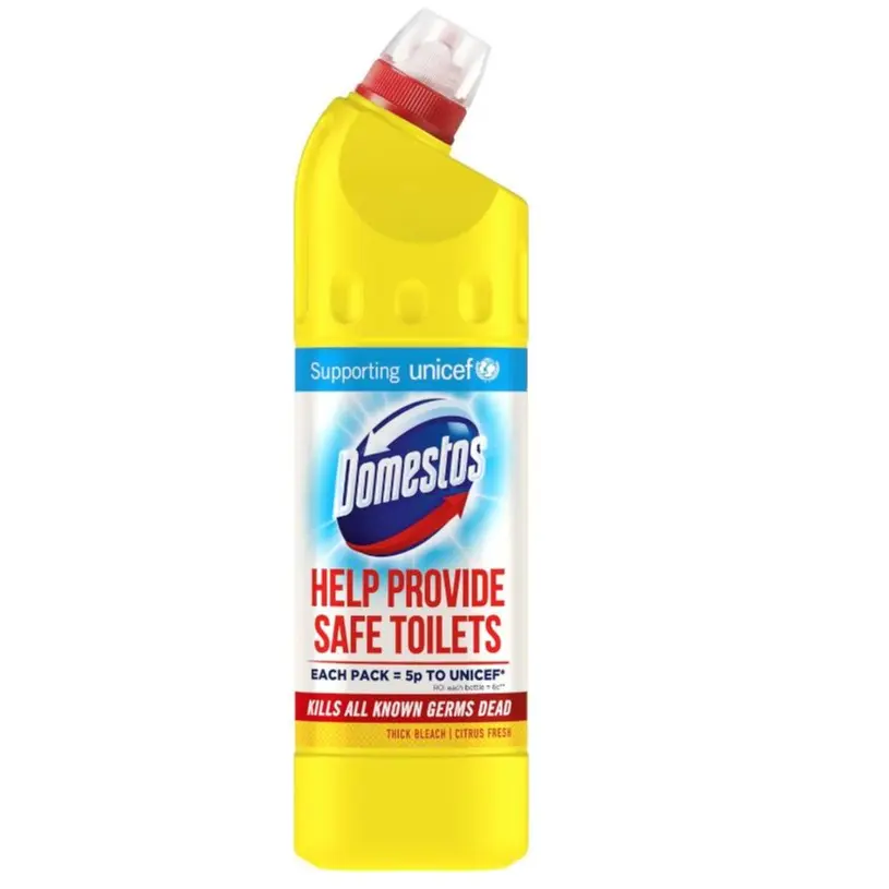 Citrus Fresh Thick Bleach eliminates 99.9% of bacteria and viruses disinfectant to protect against germs 750 ml Cleaner Household Pack Cleaning