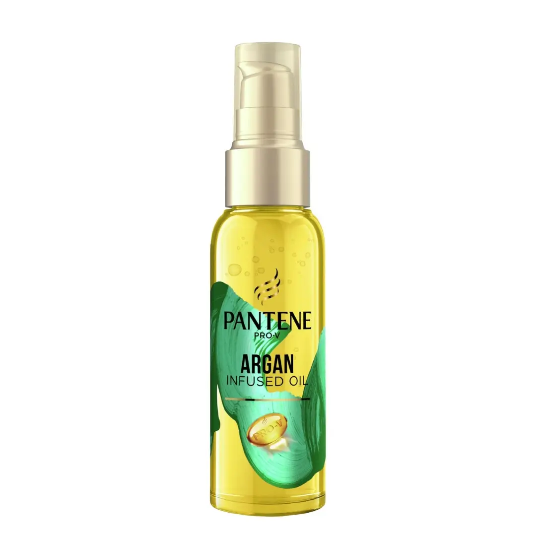 PANTENE Pro-V Argan Infused Frizz Ease Hair Oil, 100ml, For Dry, Damaged Hair Haircare Comfort