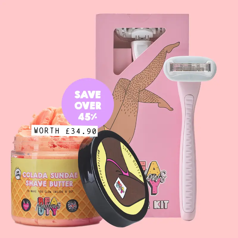 Mallows Beauty Razor Starter Bundle - Smooth and Silky Shaving Experience 3