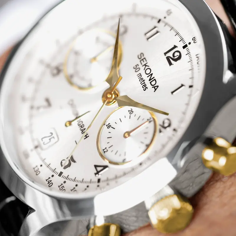 Sekonda Archer Silver Chronograph Watch 30235 5