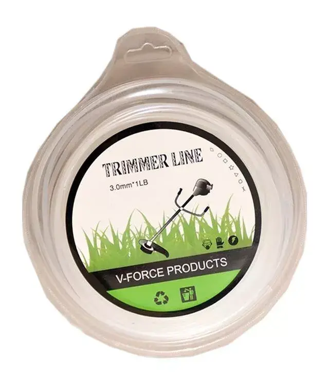 Trimmer Line 3.0mm x 15m Brush Cutter Line Wire Cord Round White