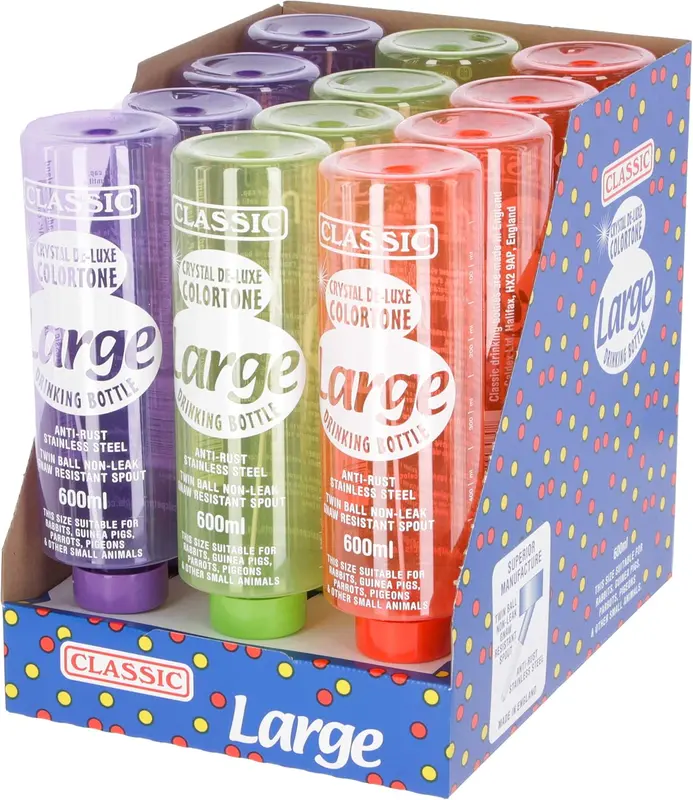 Classic Bottle Bunny Colortone (Pack of 1), Assorted Colors, 600 ml 1