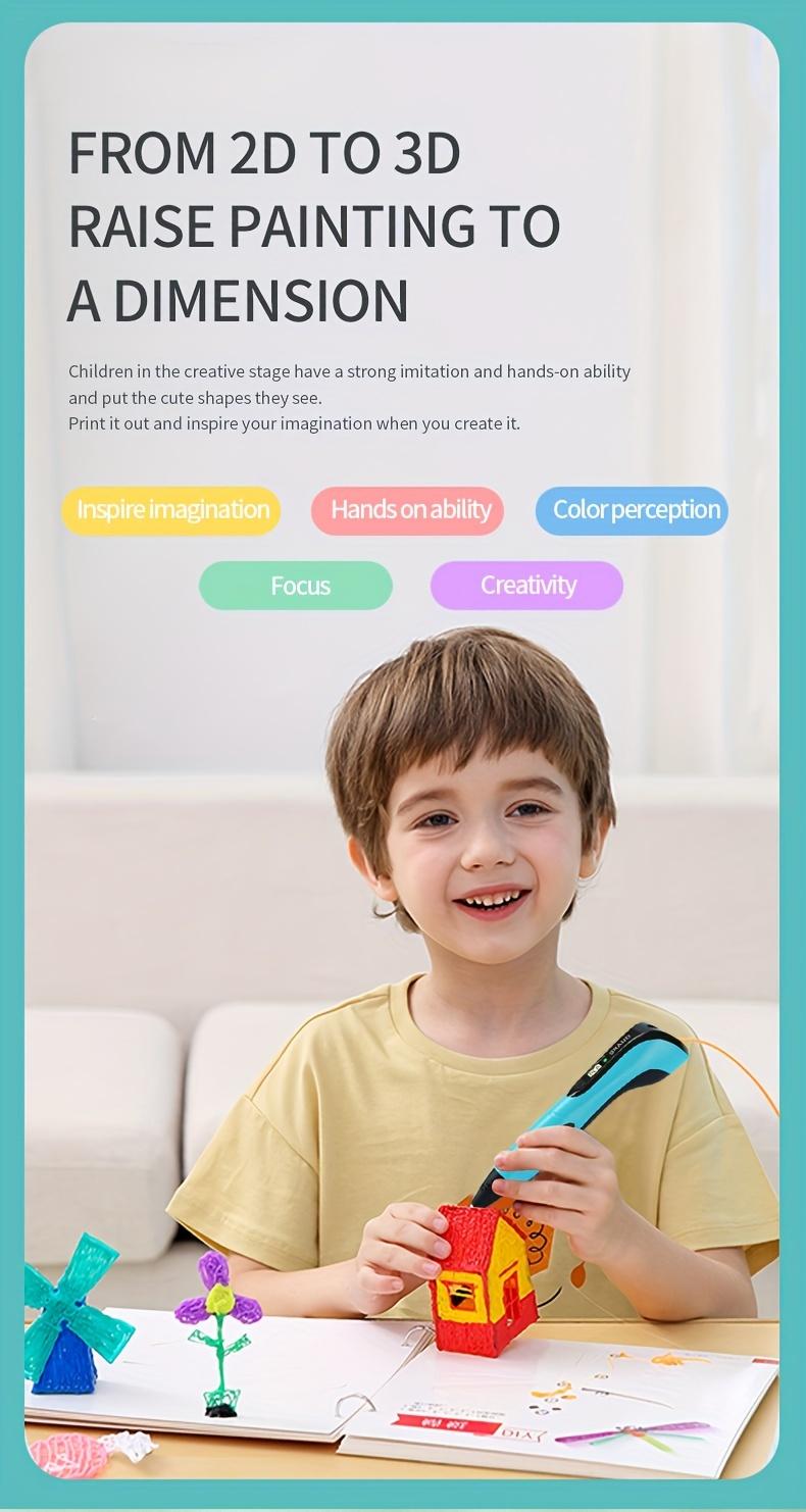 Product Introduction of 3D Printing Pen for Youngsters - Upgraded 3rd Gen, USB Rechargeable, Safe Plastic Material, Ideal Birthday Gift 0