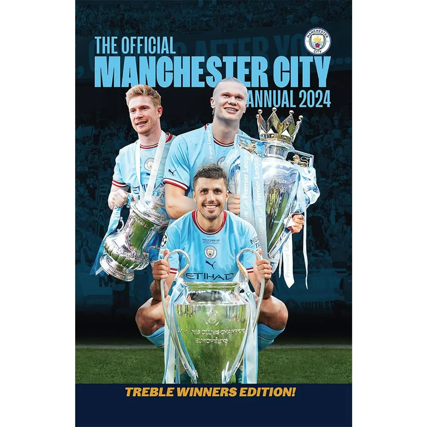 Official Manchester City FC Annual 2024 By David Clayton - Non Fiction - Hardback