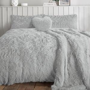 Alaska Long Fur Duvet Cover Set With Pillowcase | Long Pile Duvet Cover | Teddy Hug & Snug Cuddles Fleece Duvet Quilt Cover Bedding Set | Super Soft Quilt Cover | Quilt Bedding Set | Hotel Quality Easy Care Luxury Faux Fur Duvet Set | Machine Washable