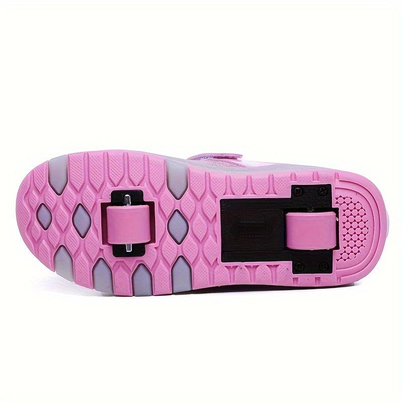 Product Introduction of Low Top Trendy Cool Roller Skateboard Shoes with Breathable Anti Slip Wheel for Girls, LED Light, All Seasons, Indoor Outdoor 4