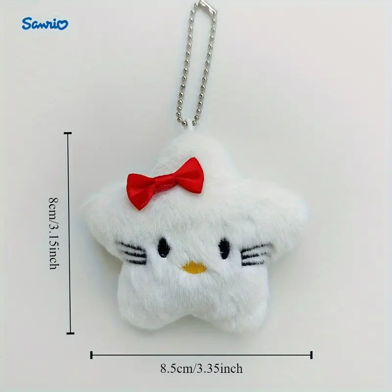 Sanrio New Style Plush Cartoon Sanrio Doll Hanging Star Melody Jade Guilo Mi Style Bag Pendant Halloween Party Decoration Pendant Party Decorative Kawaii Ornament Gift Birthday Gift, Sanrio 1