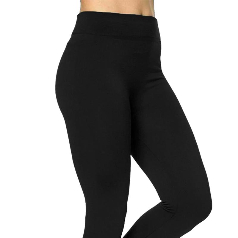 SEAMLESS HIGH WAISTED FULL LENGTH CONTROL SLIMMING LEGGINGS, BLACK, S - XXL WOMENS 1