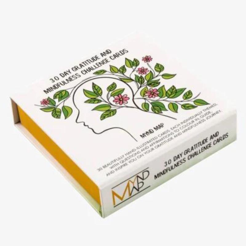 Gratitude and Mindfulness Challenge Cards - 30 Days 0