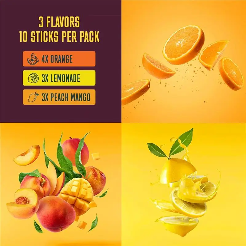 Key Nutrients Electrolytes Sachets - Multivitamin & Minerals Powder - 10 Servings - 16 Vitamins & Minerals 3