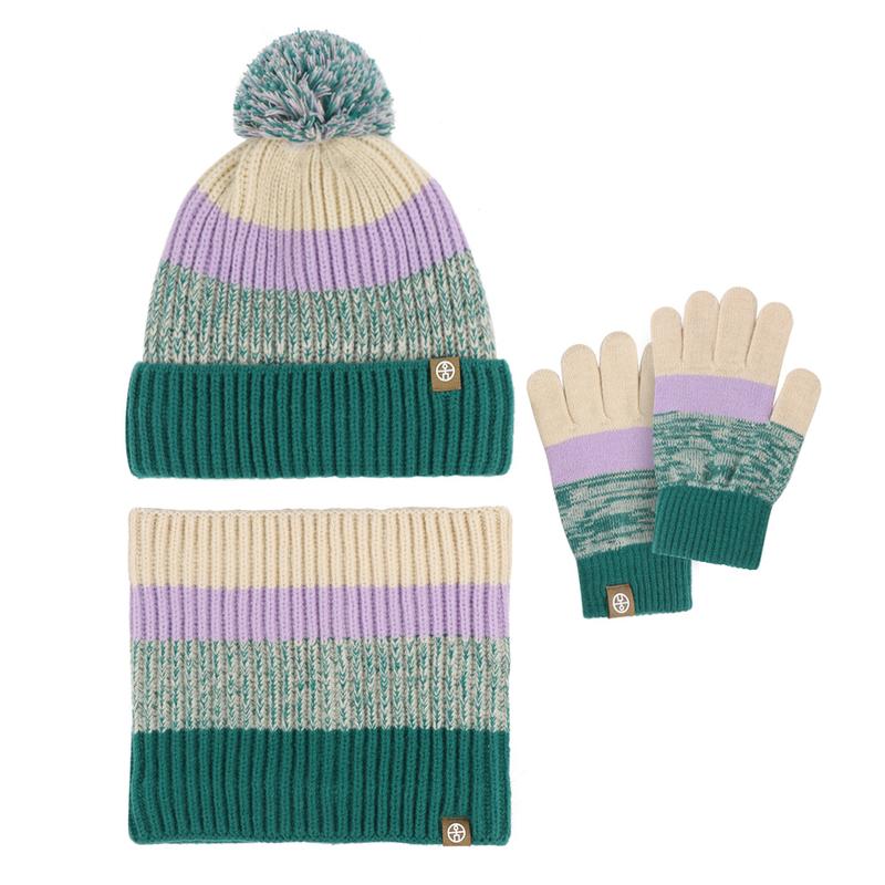 Product Introduction of Girls hat, gloves, scarf ,child crochet hat beanie,Winter three-piece children's girls scarf with velvet color hairball hat scarf gloves warm suit,knitted hat girls  hat hats  scarf 2