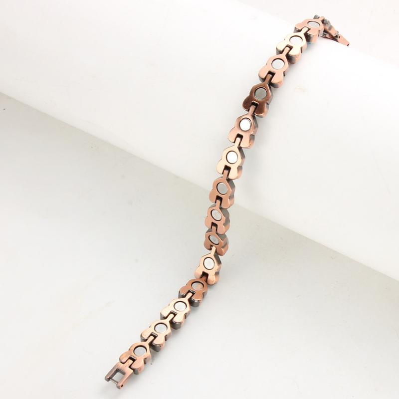 Women’s Magnetic Therapy Copper Bracelet – Energy Balance, and Sleep Support with Hypoallergenic Design 3