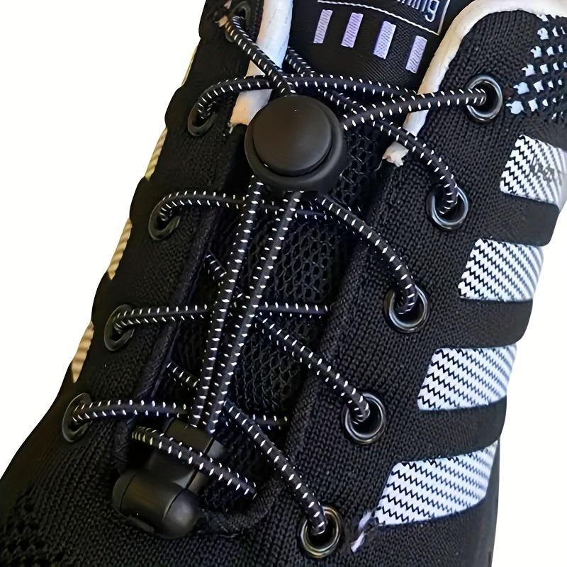 Easy-Tie No-Lace Shoelaces - 1 Pair, Elastic & Durable for Sneakers and Boots, Casual Style 0