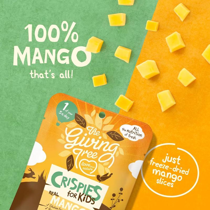 The Giving Tree Freeze Dried Crispies for Kids Mango 10g 1