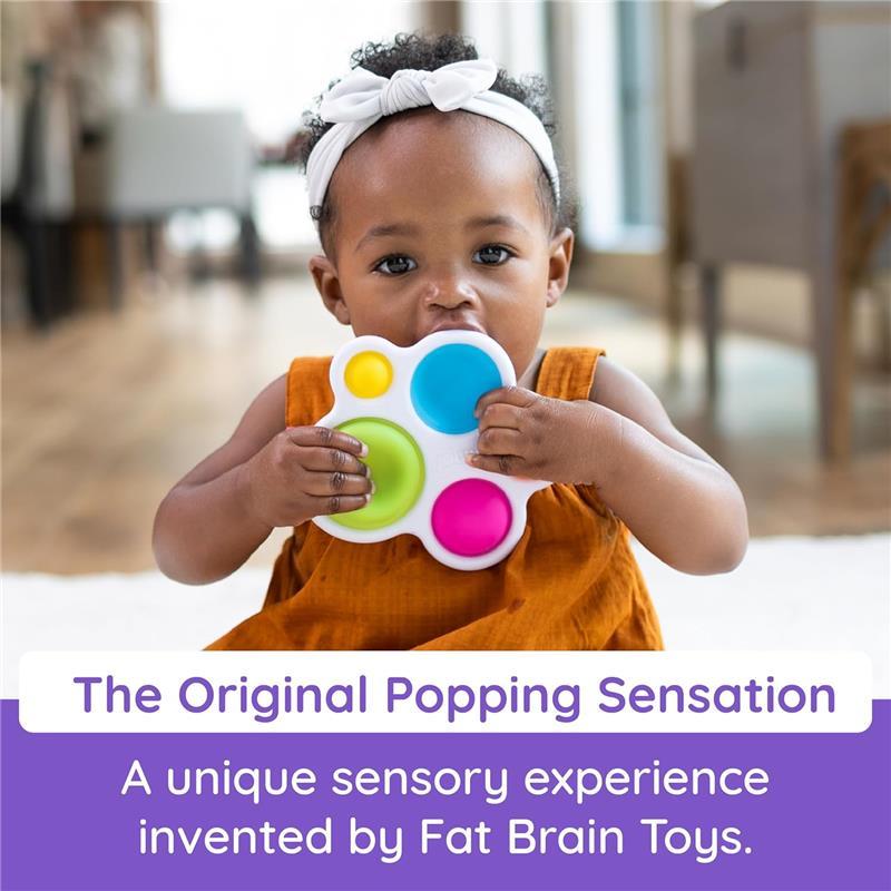Fat Brain Dimpl, Early Development - Educational - Push and Pop Toy, Sensory Toy for Babies, Colourful, For Kids Aged 10 Months and Older 1
