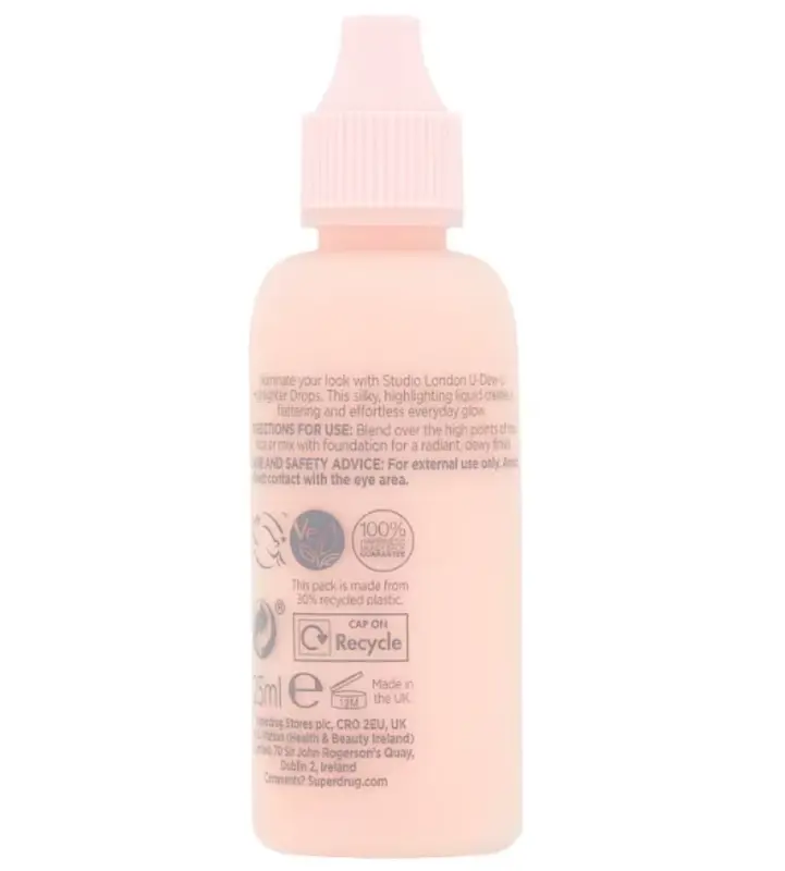 Studio London U DEW U Liquid Highlighter Glow Up - Bronzer Makeup 1