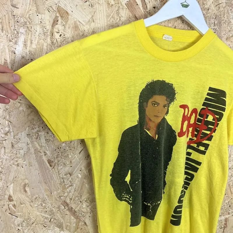 Micheal Jackson tour t shirt 1988 2