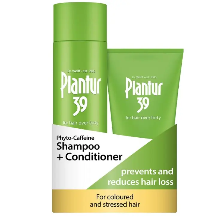 Plantur 39 Caffeine Shampoo and Conditioner Set for Coloured Stressed Hair - Comfort, Haircare
