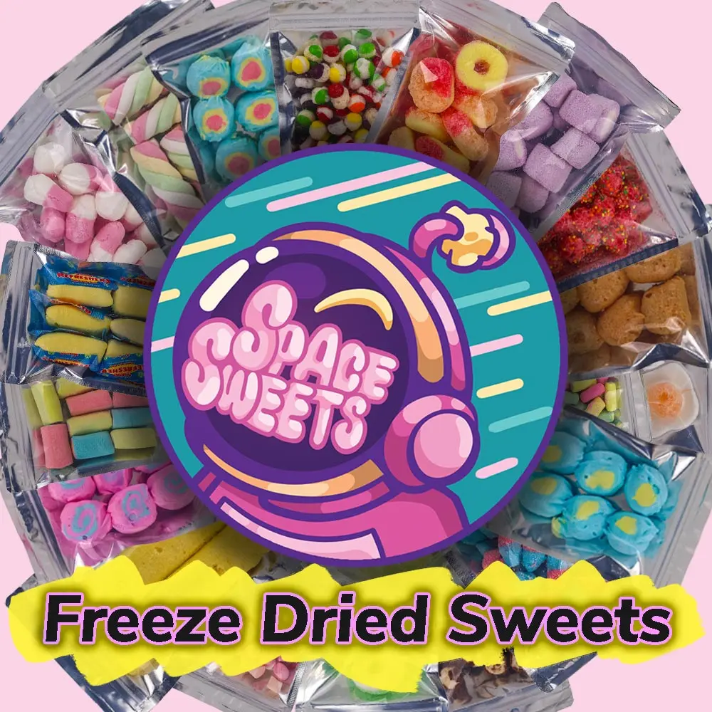 Freeze Dried Sweets | Freeze Dried Candy | Frozen | SpaceSweets | Dried Sweets | Frozen Sweets | Mix | Retro | Sour