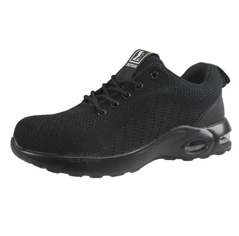 MAXTOE UNISEX LIGHTWEIGHT MEMORY FOAM STEEL TOE CAP SAFETY ABSORBING TRAINERS BREATHABLE BOOTS SHOES 2