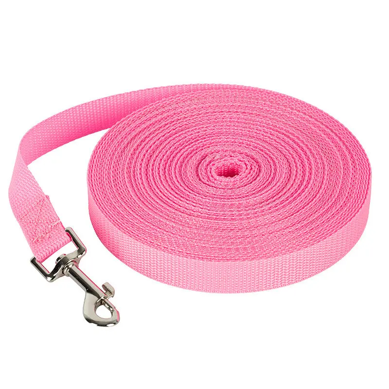 Nylon Long Line Recall Training Dog Lead harness s 4