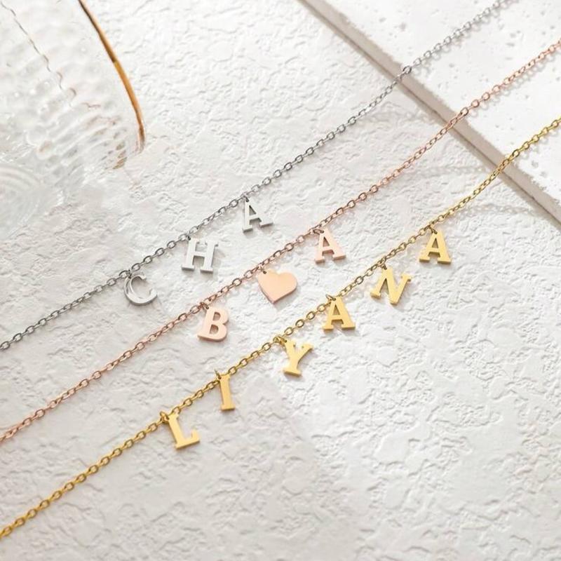 Necklace Personalised Name Stainless Steel 3