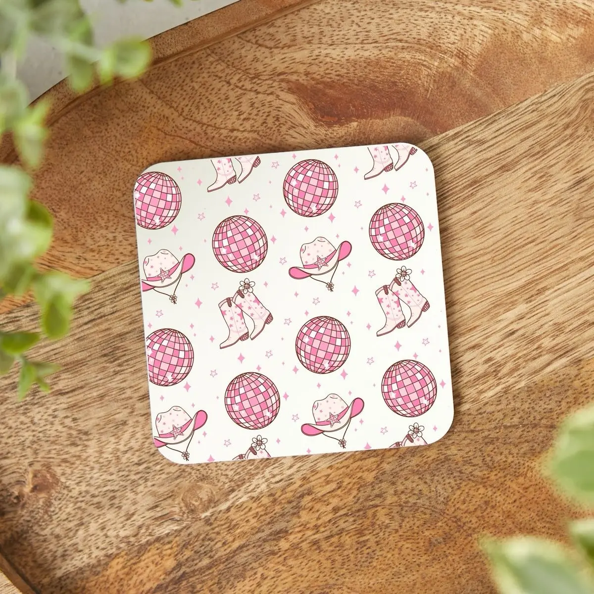 Cowgirl Drinks Coaster | Cute | Drinkware | Drink Coaster | Gift | Present | Drink Mat